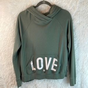 Victoria Secret Love Hoodie Size Medium